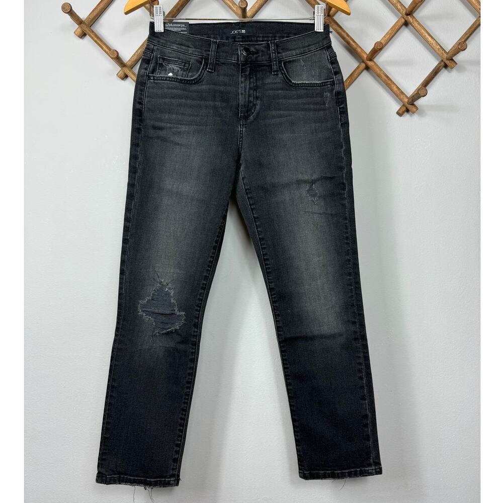 New Joe's Mid Rise Crop Straight Leg Jeans in Kasey Women's Size 25